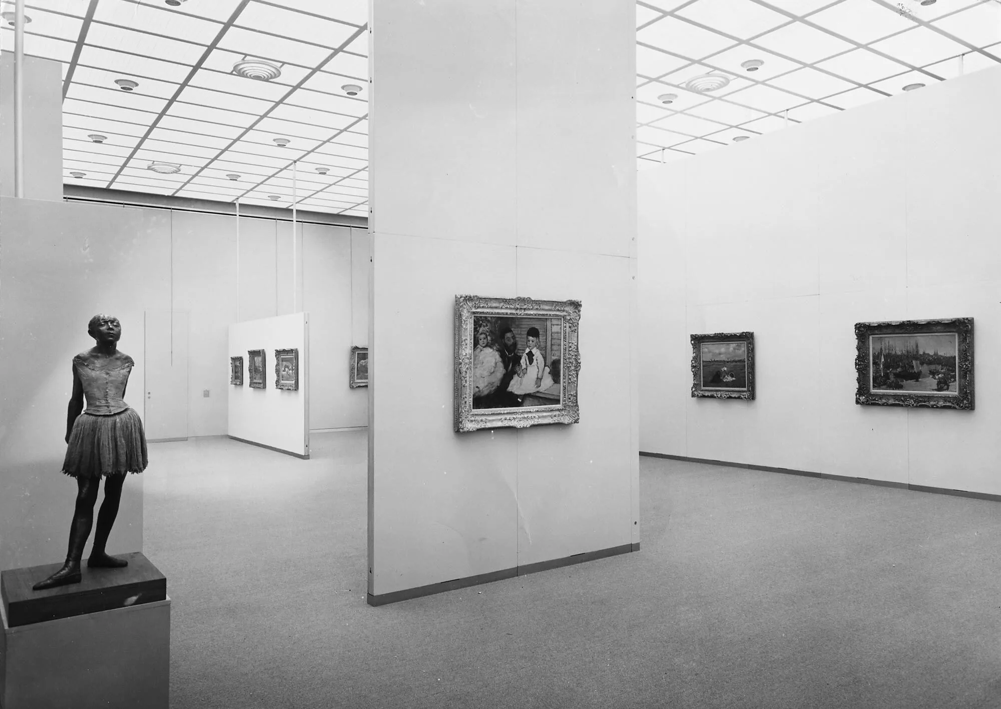08 Die Ausstellung der Sammlung Emil Bührle im Bührlesaal 1958